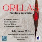 "Orillas": Textiles y cerámicas